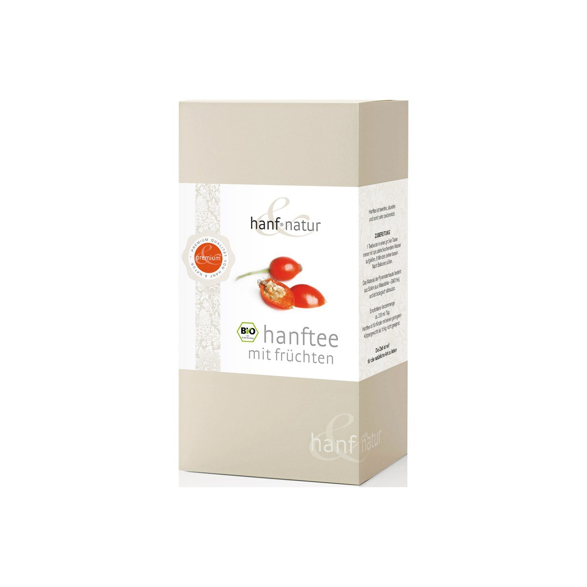 Premium Organic Hemp Tea Bags with Fruit